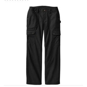 Women's Plus Fire Hose Relaxed Cargo Pants black 18W